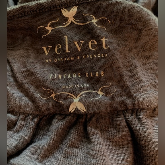 🪷Velvet by Graham & Spencer Vintage Slub Gray Shorts Romper Women’s XS 0 2 - Picture 4 of 5